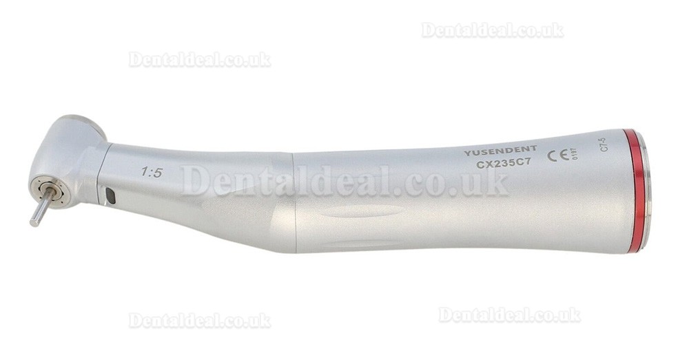 YUSENDENT COXO C PUMA INT+ Dental Built in Electric LED Micro Motor 1:5 Fiber Optic Contra Angle Handpiece